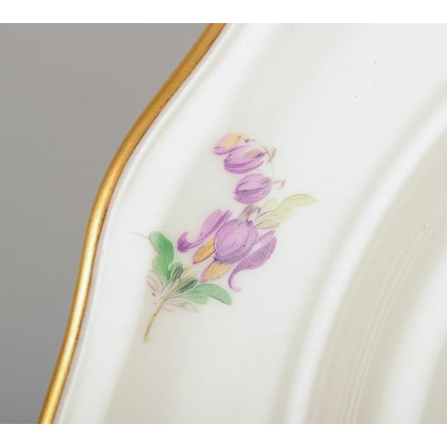 1920s German Dinner Plates in Porcelain from Meissen, 1920s, Set of 6 For Sale - Image 5 of 7