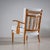 Wood Mid-20th Century Seating Group with curved Armrests For Sale - Image 7 of 15