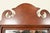 Baker Furniture Company 1980s Baker Furniture Style Chippendale Carved Mahogany Wall Mirror For Sale - Image 4 of 10