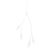 Mitzi Elsa 4-Light Pendant, Textured White For Sale
