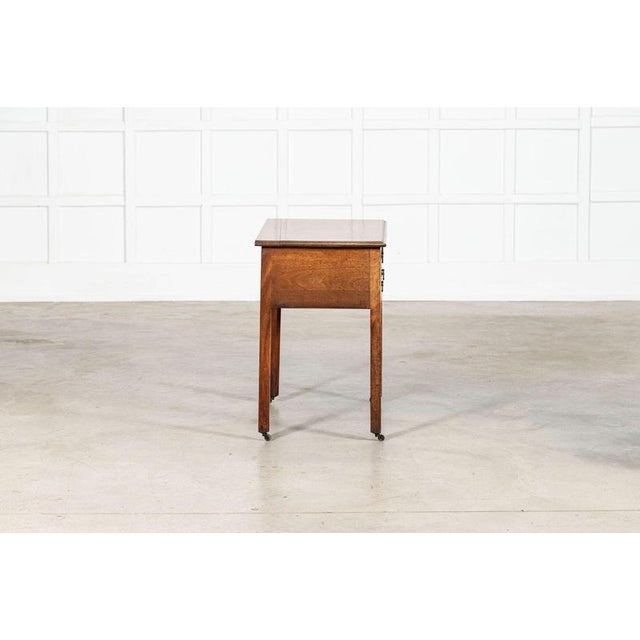 George III English Writing Table in Mahogany, 1780 For Sale - Image 10 of 16