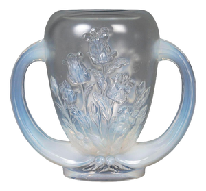 Early 20th Century Opalescent Glass Vase from Verlys