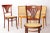 Set of Viennese Café Chairs from the Early 20th Century A beautiful and varied set for those who enjoy a touch of...