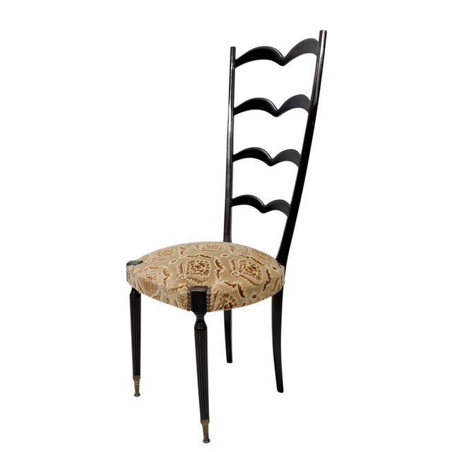 Mid-Century Modern High Back Side Chair from Paolo Buffa, 1950s For Sale - Image 13 of 13