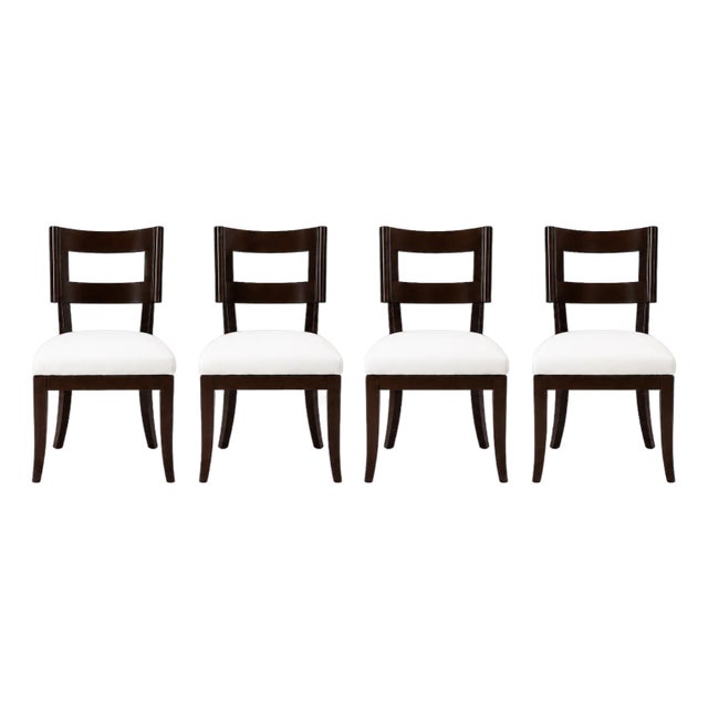 Klismos Set of 4 Dining Chairs For Sale