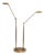 Brass Double L Table Lamp by Ben Demmers,1980s For Sale