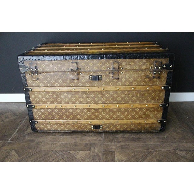 Brown Trunk in Woven Canvas by Louis Vuitton, 1890 For Sale - Image 8 of 18