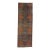 1970s Vintage Handmade Wool Cotton Orange Runner Rug For Sale