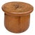 Andrianna Shamaris Century Old Teak Wood Side Table or Stool For Sale