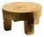 Low 4-Legged Coffee Table in Mango Wood, 1980s For Sale