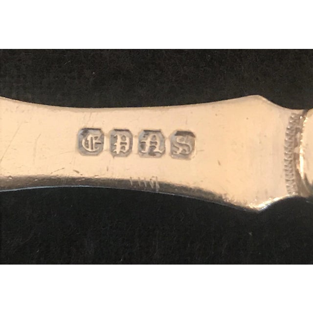 1920s Hallmarked British Silverplate Bread Fork For Sale In Portland, ME - Image 6 of 8
