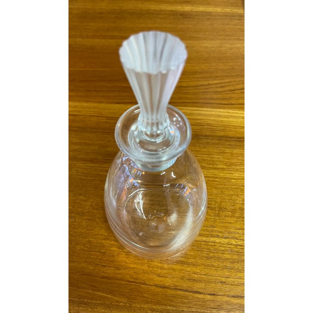 Art Deco Vintage Lalique Barsac France Crystal Decanter For Sale - Image 3 of 9