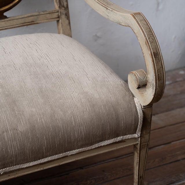 Continental Neoclassical Painted Settee With Orientalist Scenes, C. 1830 For Sale - Image 13 of 18