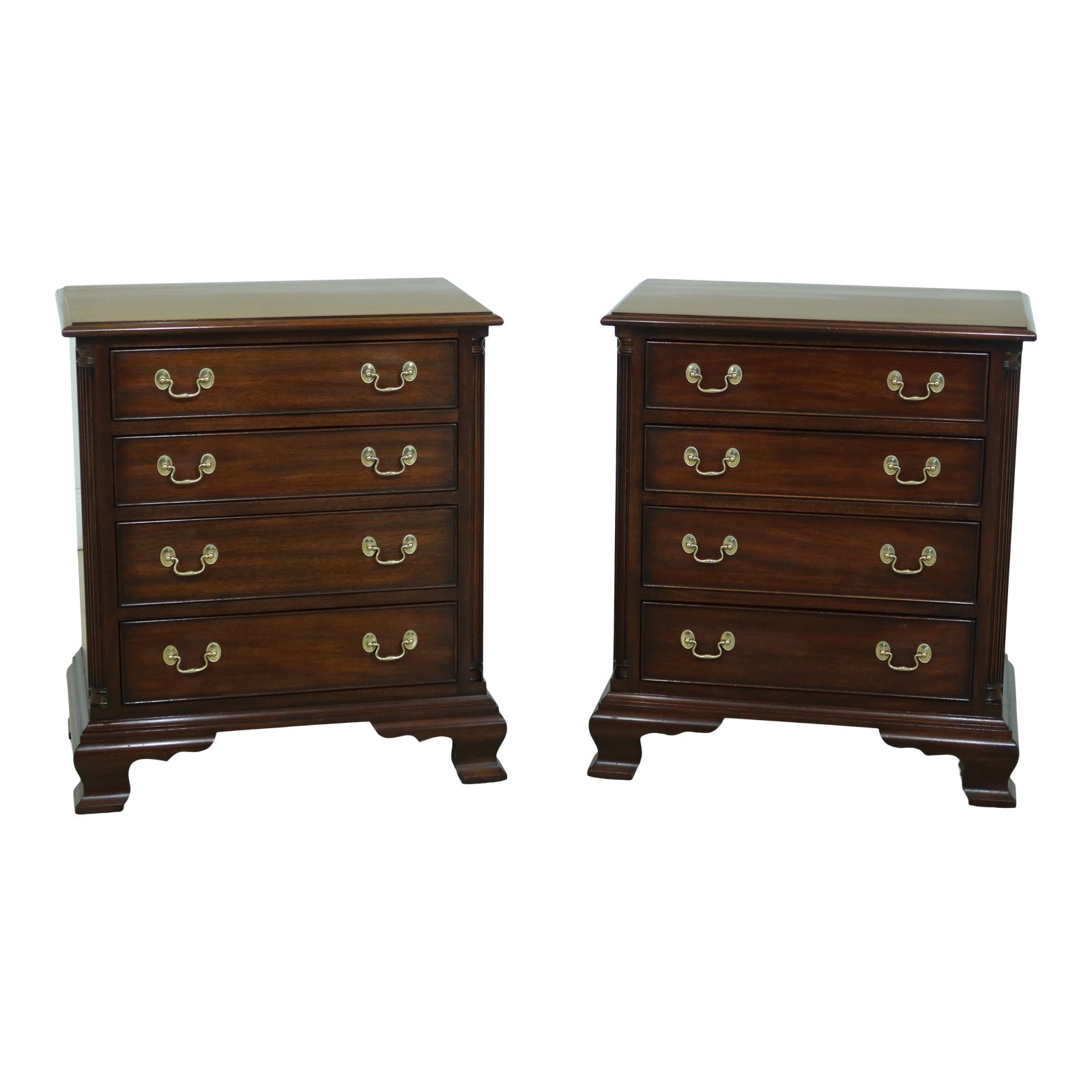 Pair Henkel Harris Model 116 Mahogany Nightstands Chairish