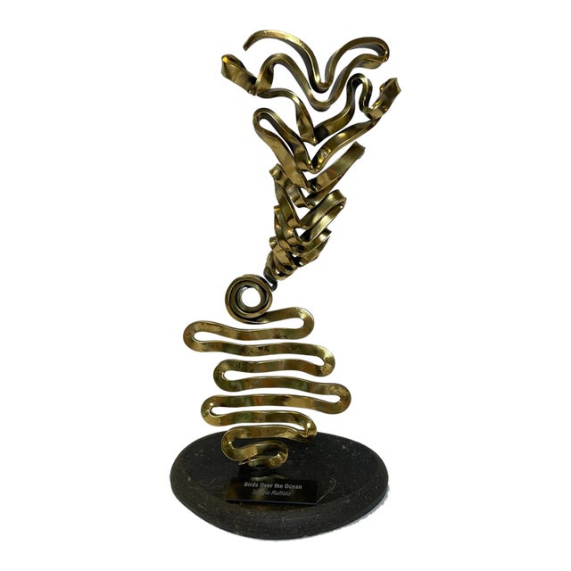 "Birds Over the Ocean" Original Sculpture For Sale