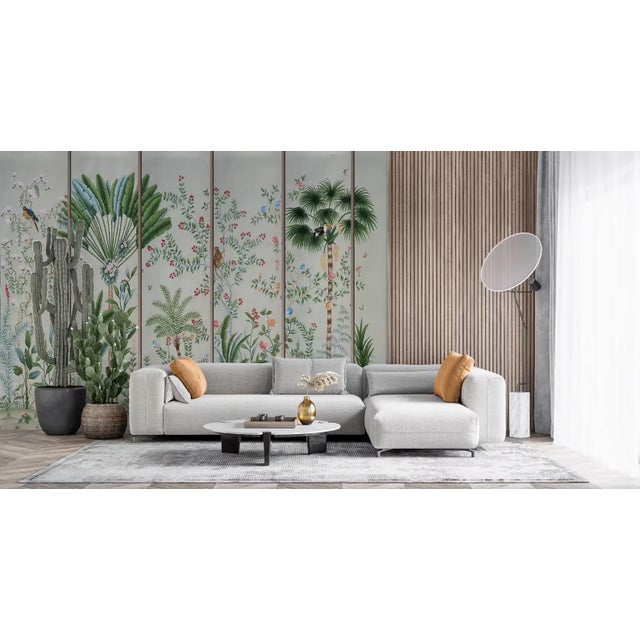 If you love the look of De Gournay wallpaper but not the price, this is for you. Tropical Chinoiserie Hand-Painted...