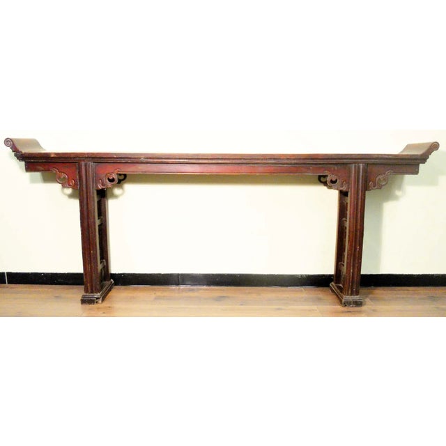 Antique Chinese Altar Table, Zelkova Wood, Circa 1800-1849 For Sale - Image 10 of 12
