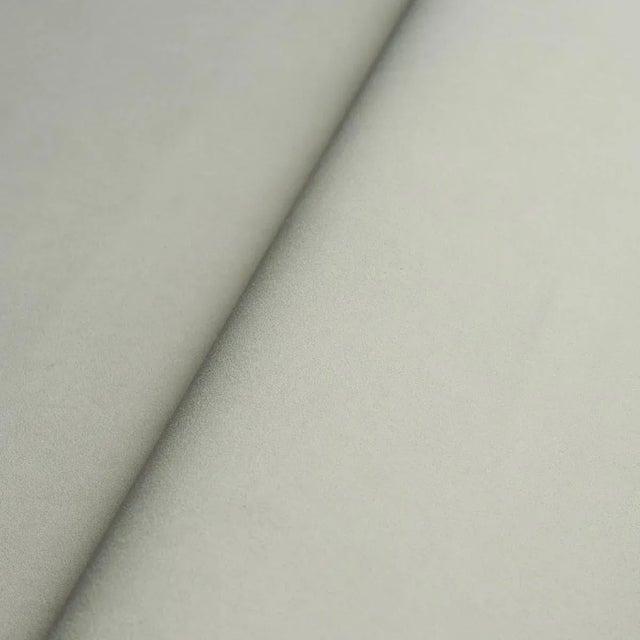 Transitional Sample - Schumacher Vegan Suede Fabric in Oyster For Sale - Image 3 of 4