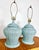 Vintage pair of newly lacquered wicker lamps. Woven wicker ginger jar shaped lamps, newly refinished in Benjamin Moore's...
