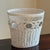 Mid-20th Century Oval Painted Wicker Wastepaper Basket For Sale - Image 11 of 12