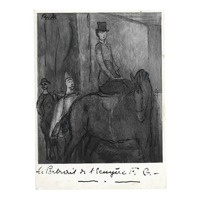 Alberto Man, Postcard, 1950s For Sale