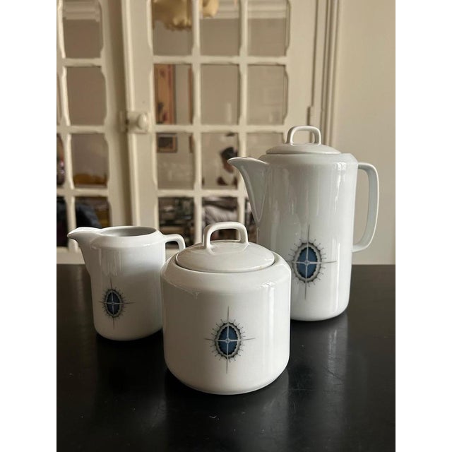 Tea Service from Philippe Deshouliéres, 1970s, Set of 3 For Sale - Image 11 of 11
