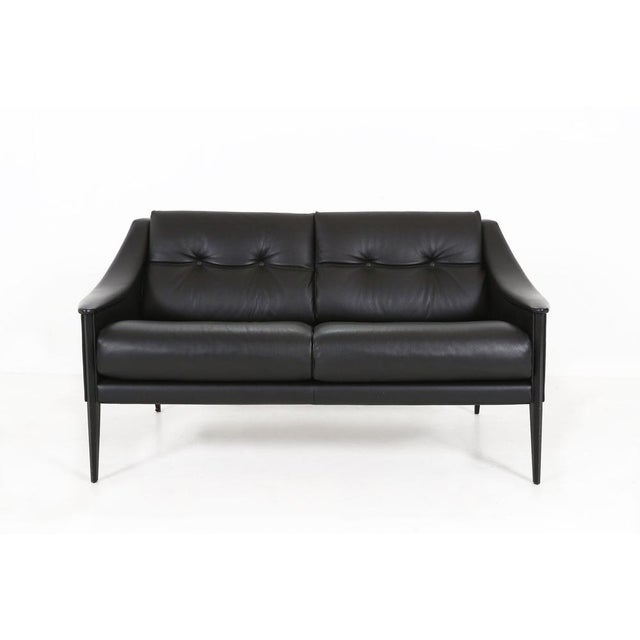 A beautifully preserved two‑seat Dezza sofa, originally designed in 1965 by the legendary Italian architect and designer...