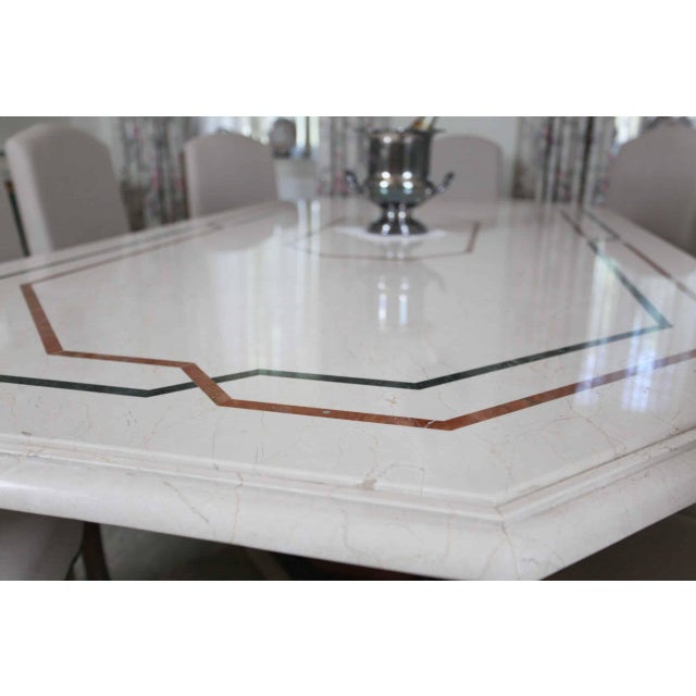 Italian Dining Table, Chairs and Cupboard from Colombo Mobili, Set of 12 For Sale - Image 9 of 10