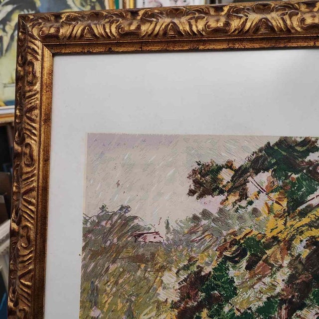 Michele Cascella, Watercolor, in Good conditions. This piece is attributed to the mentioned designer/maker. It has no...