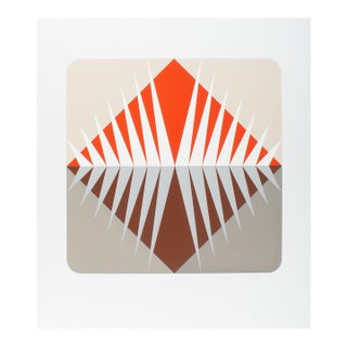 “Akumal Vi” Op Art Serigraph Print by Marko Spalatin For Sale
