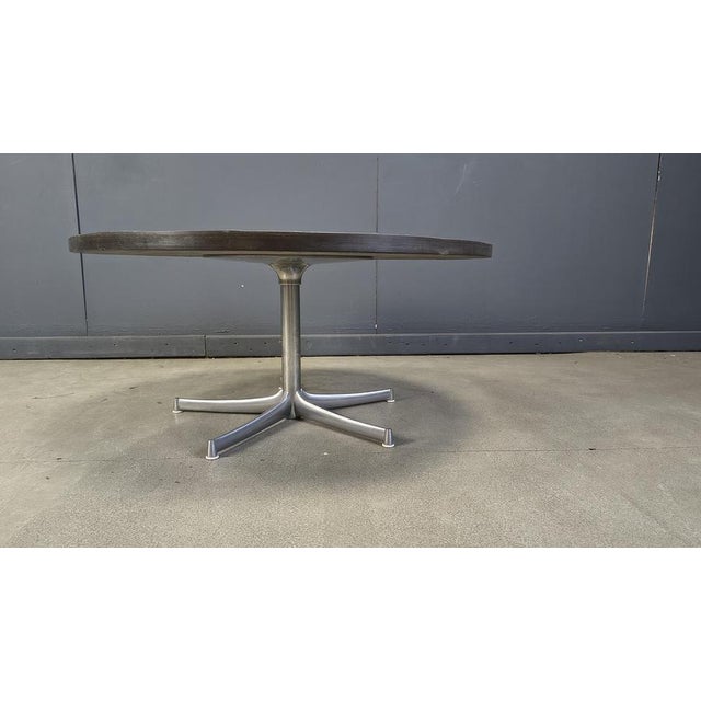 Brown Vintage Slate Coffee Table by Walter Knoll, 1960s For Sale - Image 8 of 12