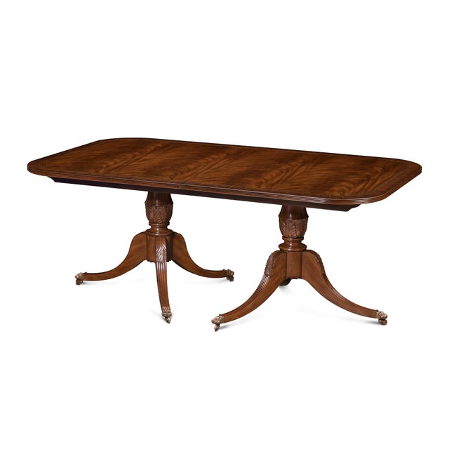 Beige Maitland-Smith Bleached Reeded Dining Table For Sale - Image 8 of 8