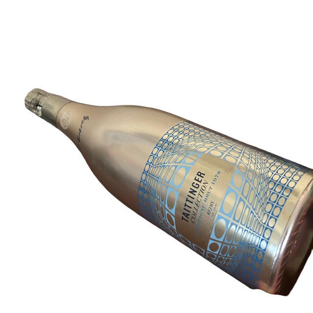 Vintage 1978 Taittinger Brut Champagne From the Artist Series Featuring Victor Vasserly For Sale In Los Angeles - Image 6 of 7