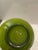Boho Chic Olive Green Vase With White Flower Top For Sale - Image 4 of 12