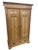 Antique French Pine Two Door Armoire Drawer to Base For Sale - Image 11 of 11