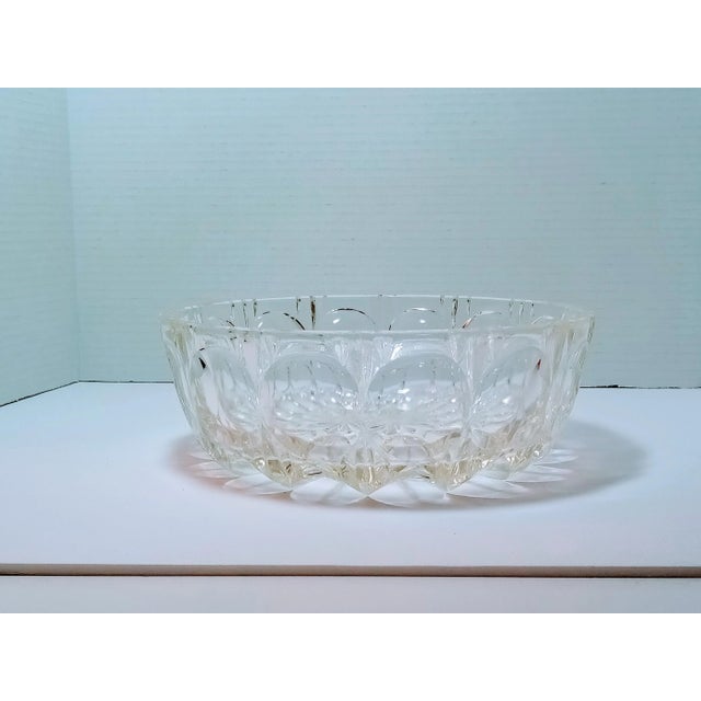 Very nice large serving bowl. It's Lead Crystal that was made by Beyer out of West Germany. I'm not sure if the year it...