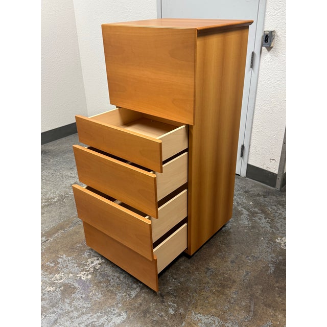 Brown Poliform Abbinabili Tall Secretary Chest of Drawers For Sale - Image 8 of 12