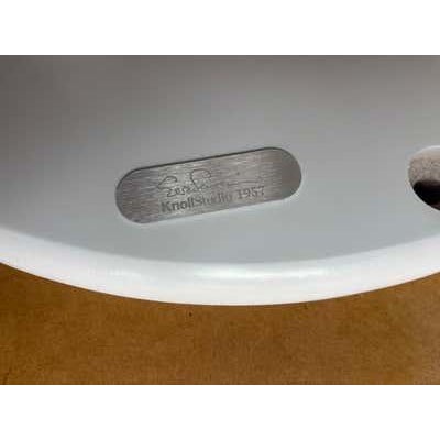 Early 21st Century Eero Saarinen for Knoll Oval Teak Coffee Table For Sale - Image 5 of 9