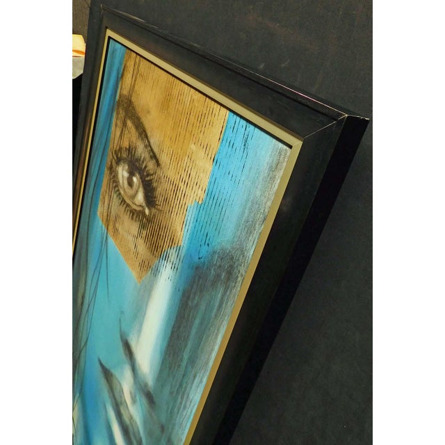 Andre Desjardins "Over the Code Iii" Original Oil on Canvas Custom Hand Signed For Sale In Denver - Image 6 of 6