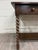 Early 20th Century Antique Stickley Bros Barley Twist Oak Library Table With Drawer For Sale - Image 5 of 15