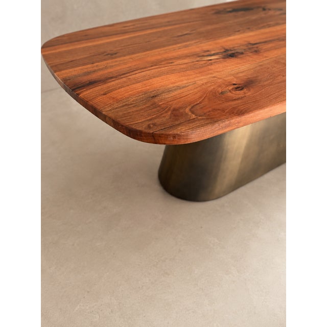 Domus Walnut Table by Andrea Toffanin for Hood - Back & Forth Design For Sale - Image 6 of 7