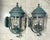 1990s Pair of Vintage Solid Brass Wall Lanterns /Sconces 22”x10”x11”.5 For Sale - Image 5 of 16