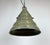 Industrial Aluminium Hanging Lamp in Green, 1970s For Sale - Image 6 of 14