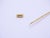Glass and Gold-Plated Heliconia Leaf Pin from Lalique, France, 1995 For Sale - Image 10 of 18