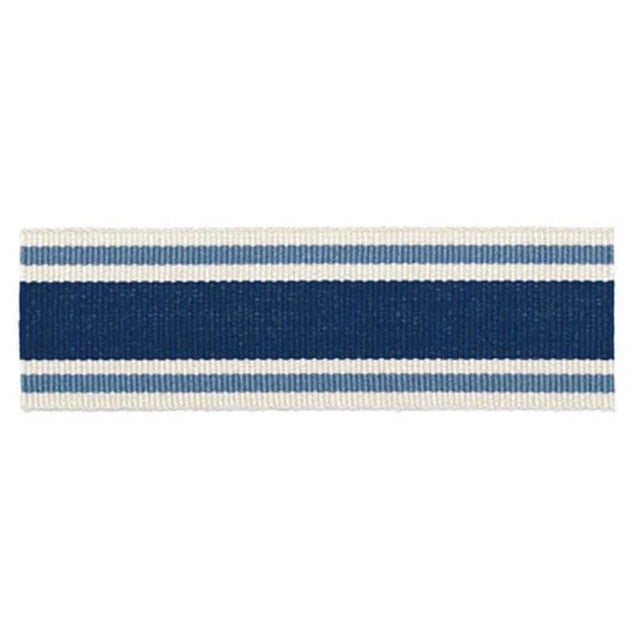 This summery striped flat woven braid has a colorful and casual look. Its five colorations complement Schumacher's Plein...