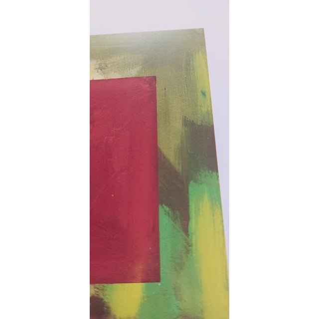 original untitled Hans Hofmann print. this print was carefully removed from a 1985 first edition museum of modern arts...