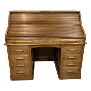 Late 19th Century Rolltop Desk For Sale