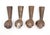 Victorian Set of Antique Cast Iron Claw & Glass Ball Furniture Feet For Sale - Image 3 of 3