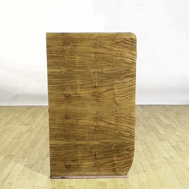 Art Deco Sideboard in Walnut Burl by Lupparelli Cicli Foligno, 1930s For Sale - Image 15 of 18
