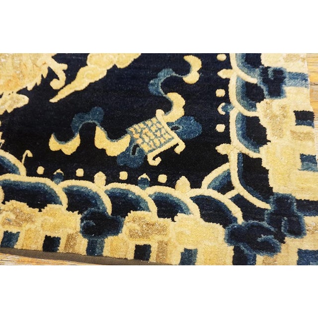 Textile 19th Century Chinese Ningxia Rug For Sale - Image 7 of 13